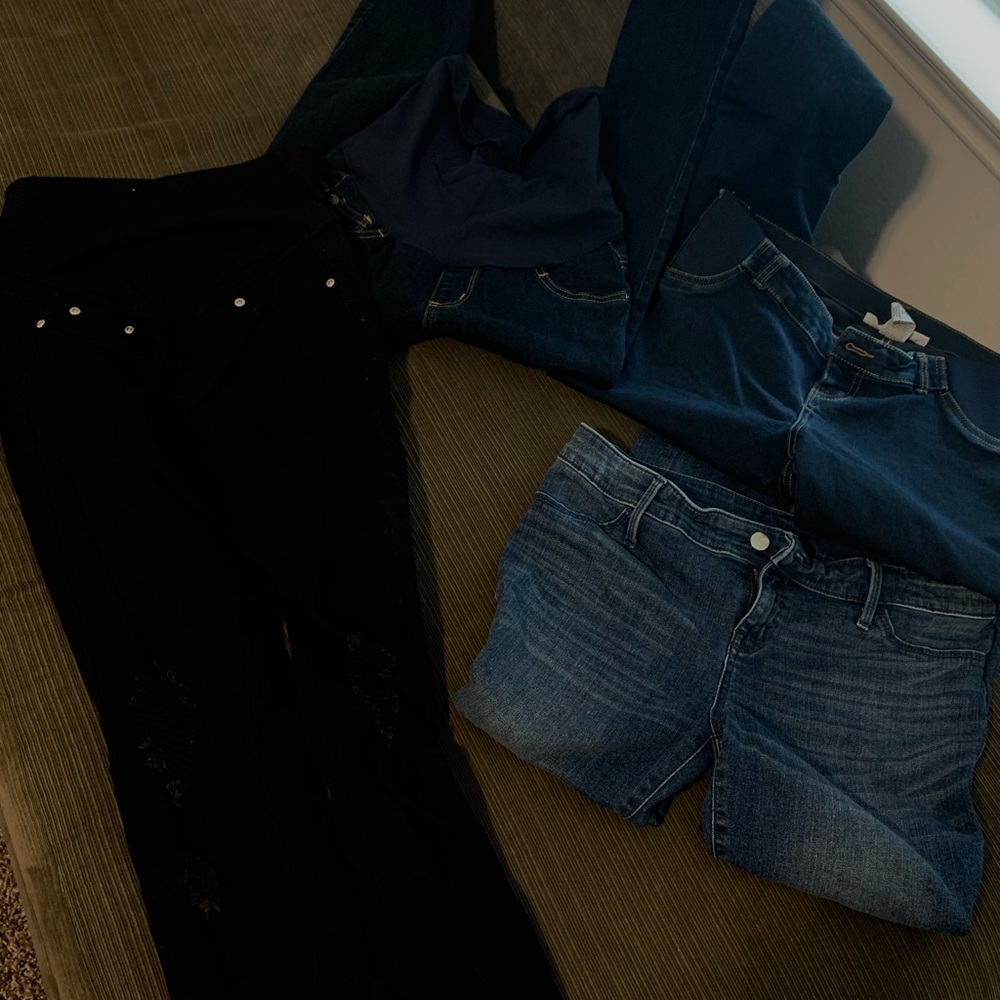 MATERNITY JEAN LOT